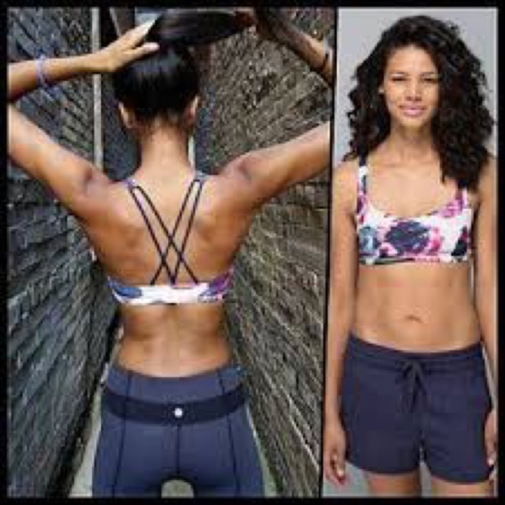 Lululemon Floral Free to Be Serene Bra